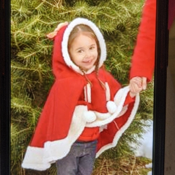 Kids Christmas poncho - Picture 4 of 4